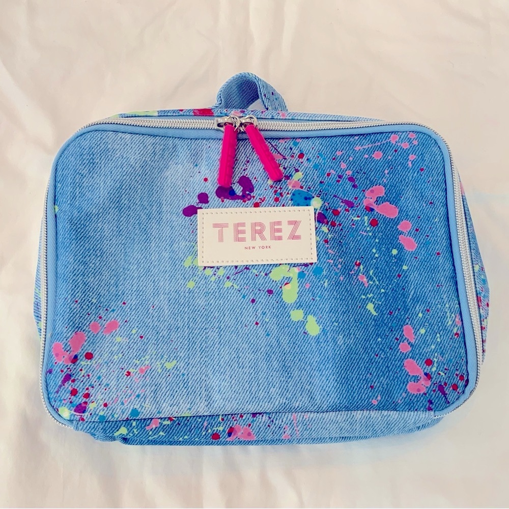 Brand new Terez Kids denim lunch bag